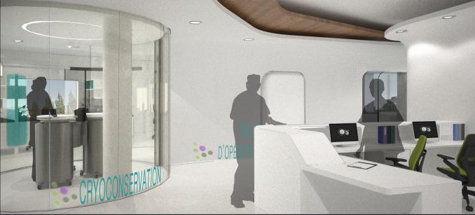 ZONE PRIVÉE- POSTE D'INFIRMIÈRES